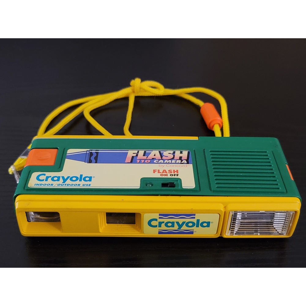Crayola Green and Yellow Film Photography Camera